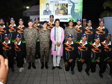 Hon’ble Chief Minister Professor (Dr.) Manik Saha attended the Vijay Diwas celebration organized by Indian Army at Albert Ekka War Memorial, Lichubagan, Agartala.